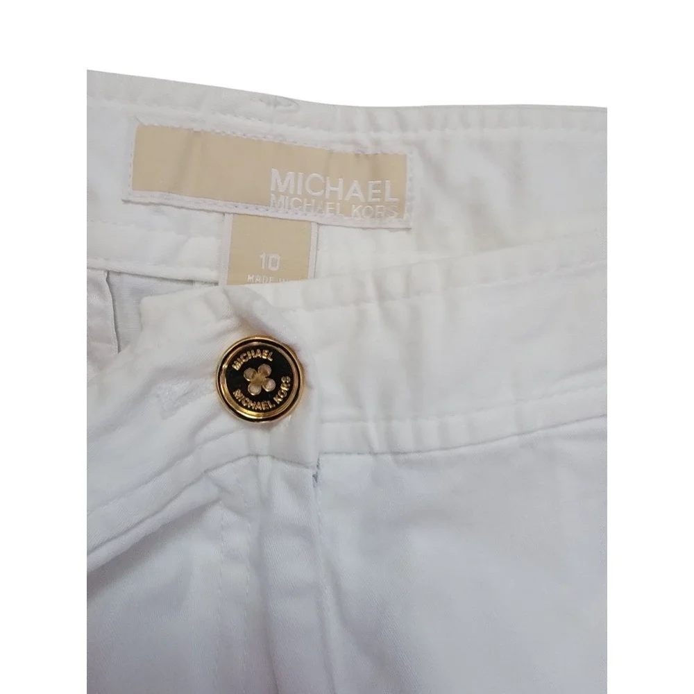 Michael Kors White Bermuda Shorts 10